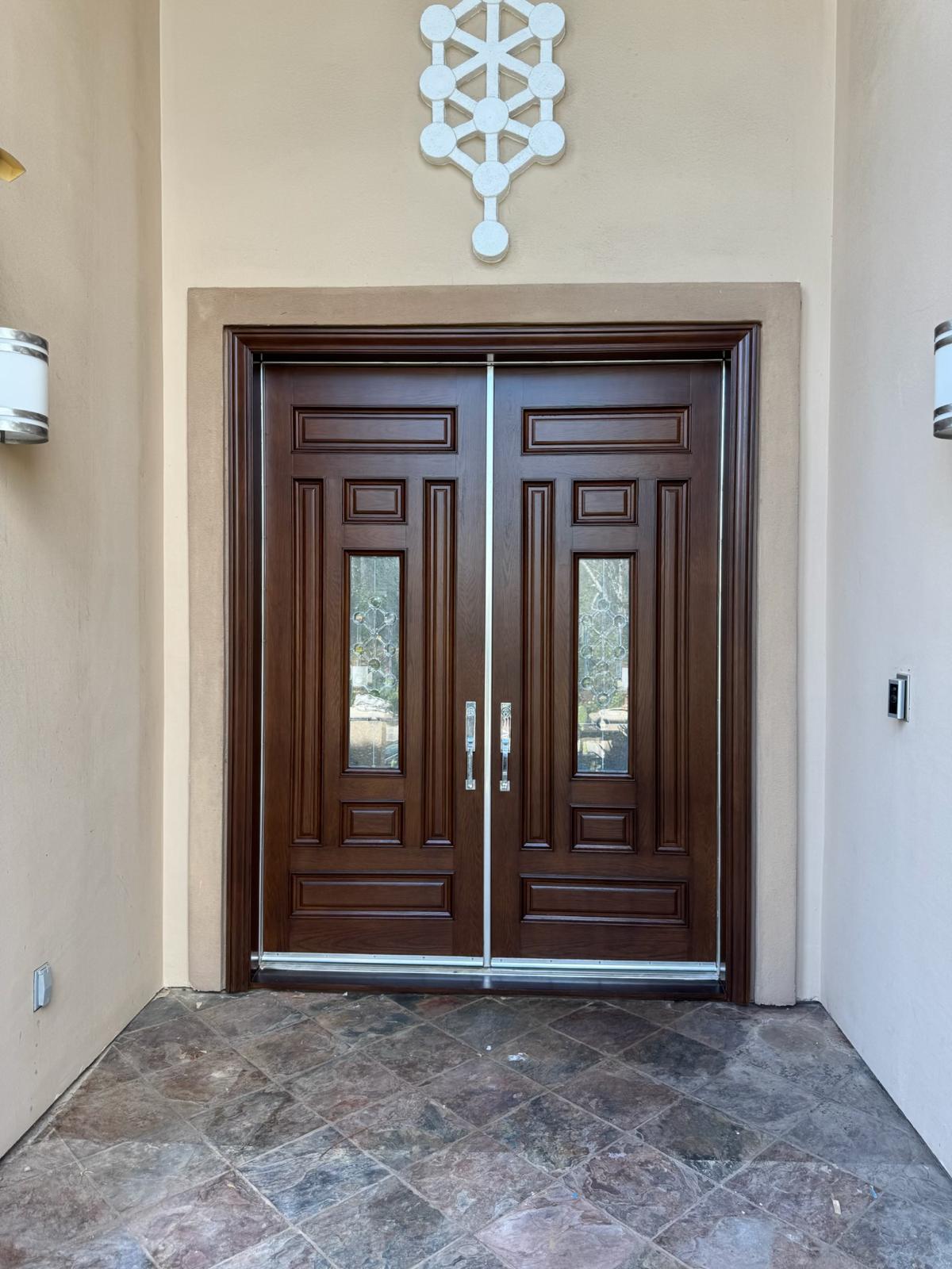 Antique door restoration project